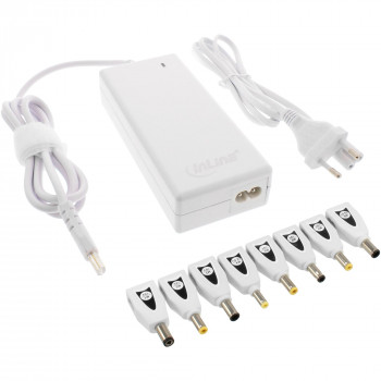 Inline Universal Netzteil für Notebooks (90W - 100-240V - weiß)