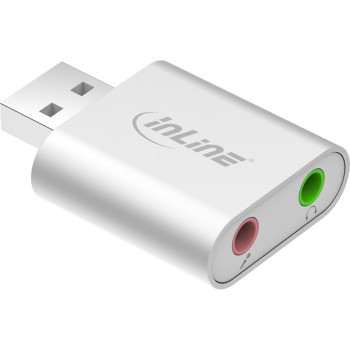 InLine USB Audio Soundkarte (Alu)