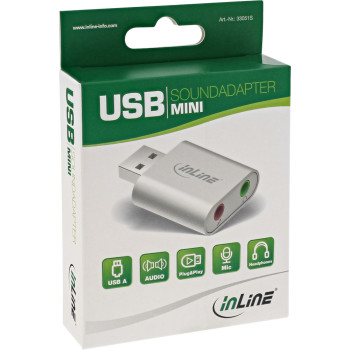 InLine USB Audio Soundkarte (Alu)
