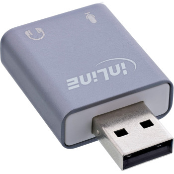 InLine USB Audio Soundkarte (silber)