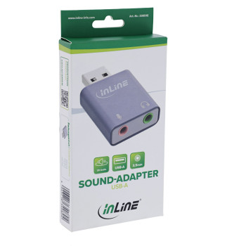 InLine USB Audio Soundkarte (silber)
