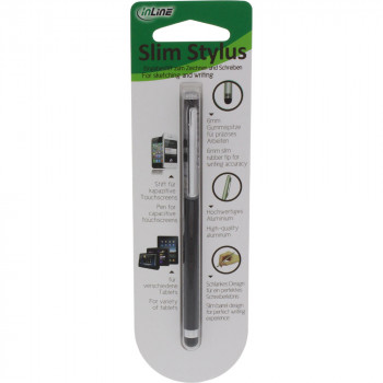 InLine Stylus Stift für Touchscreens (schwarz)