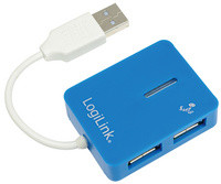 LogiLink USB 2.0 Hub Smile (4Port - blau) LogiLink USB 2.0 Hub Smile (4Port - blau)