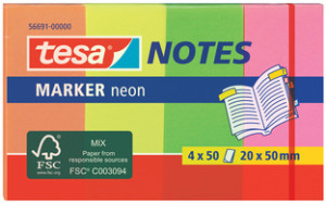 tesa Marker Notes Haftmarker (Neon - 50x20mm)