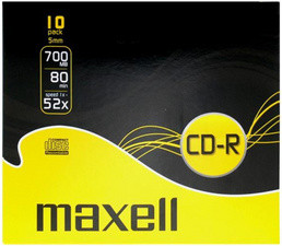 Maxell CD-R Rohlinge 80 Minuten (700 MB - 52x - 25er)