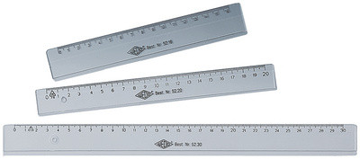 WEDO Lineal Kunststoff (300mm - transparent)