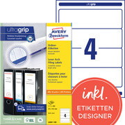 AVERY Zweckform Ordnerrücken-Etiketten (61x192mm - weiß) AVERY Zweckform Ordnerrücken-Etiketten (61x192mm - weiß)