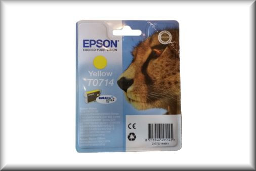 Epson Tintenpatrone T0714 (5,5ml - yellow)