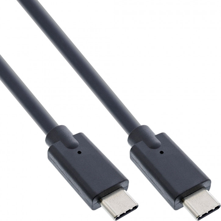 InLine USB 3.2 Gen.2x2 Kabel USB-C St/St (schwarz - 1,5m)
