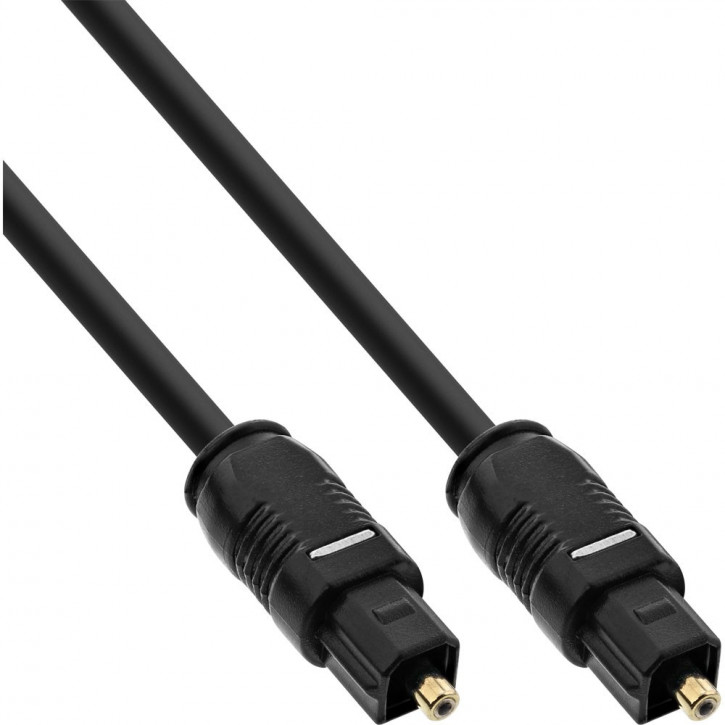 InLine OPTO Audiokabel Toslink Stecker / Stecker (schwarz - 3m)